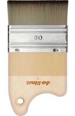 5077 Da Vinci Paddle Brush Soft FIT Synthetic Size 80